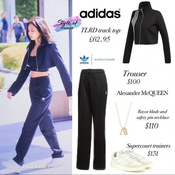 Adidas Originals x Danielle Cathari Black Trousers Size 2XS - Picture 8 of 16